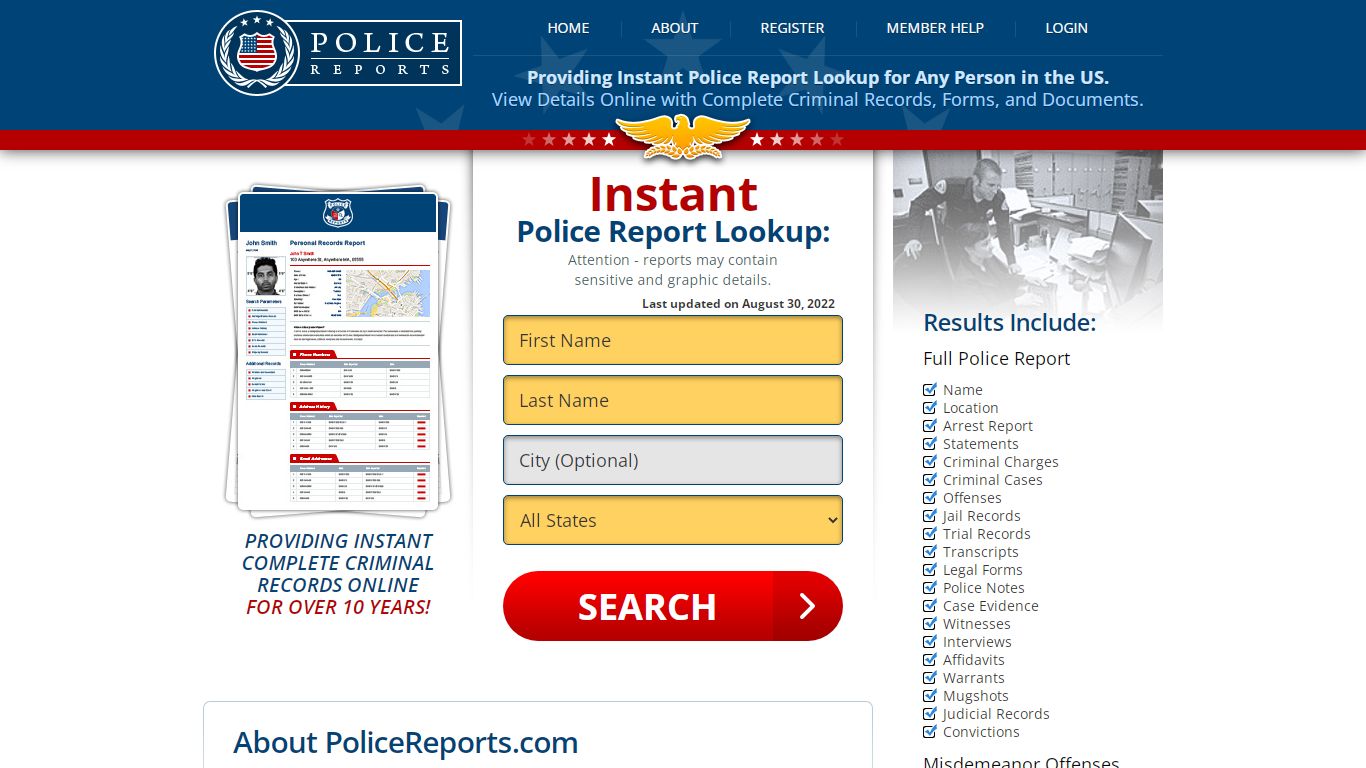 PoliceReports.com - Providing instant reports on all criminal and civil ...
